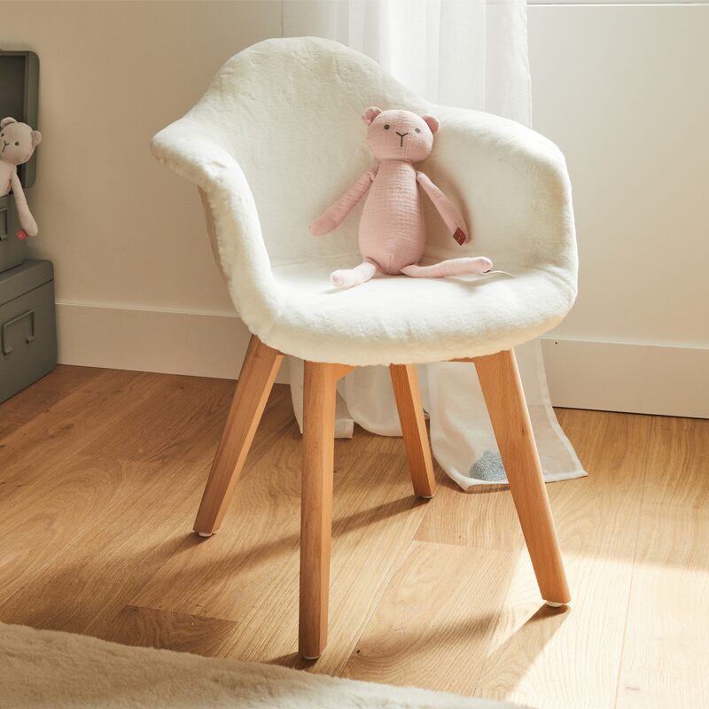 Fauteuil pour enfant LOUIS coloris blanc
