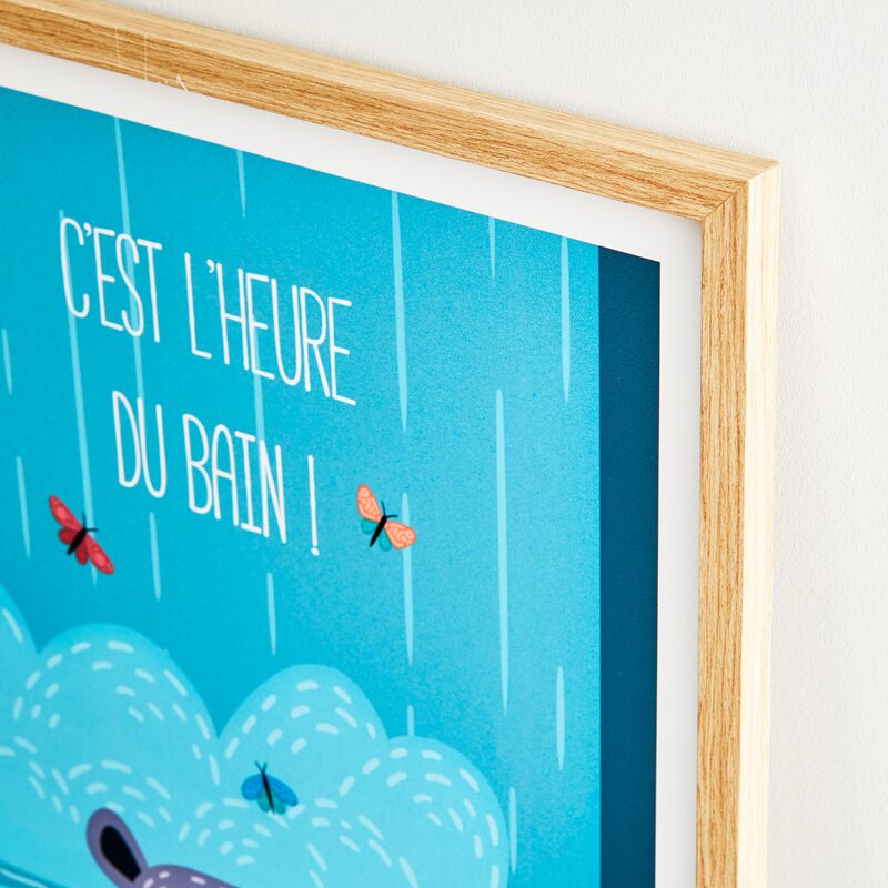 Tableau C'EST L'HEURE DU BAIN coloris multicolore