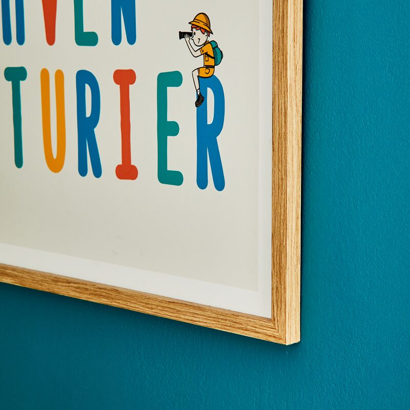 Tableau PETIT AVENTURIER coloris multicolore