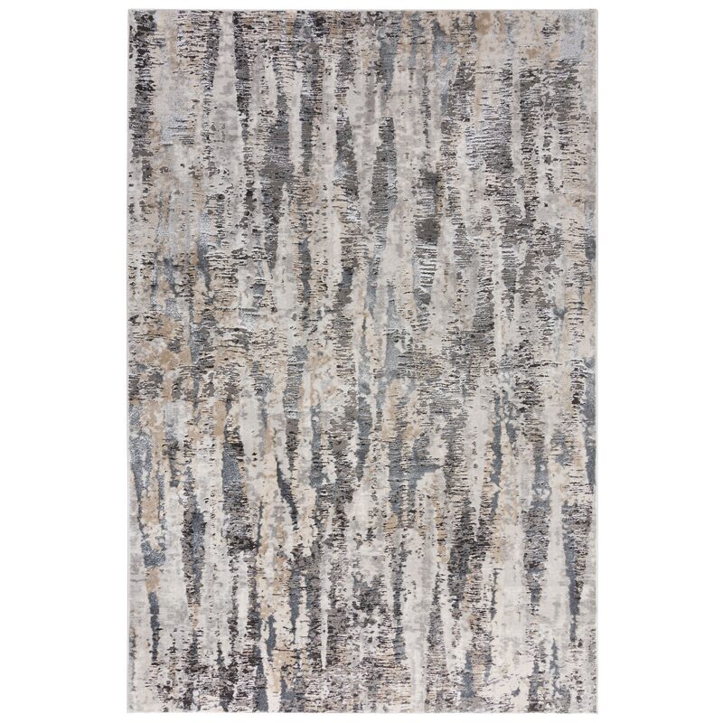 Tapis LUSTRE coloris gris silver 116 x 170 cm