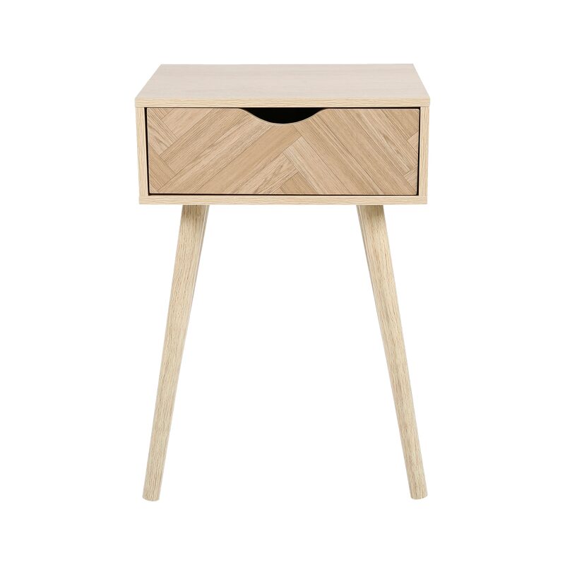 Table de chevet YOURI coloris bois naturel