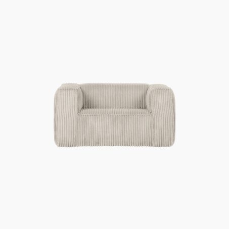 WOOOD Fauteuil BEAN coloris RIBCORD NATUREL