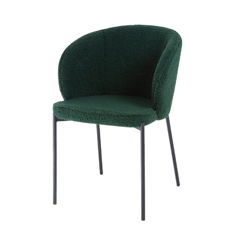 Chaise LORI coloris vert pétrole