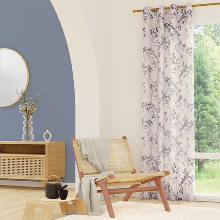 Voilage HERBERIES coloris amande 140 x 240 cm