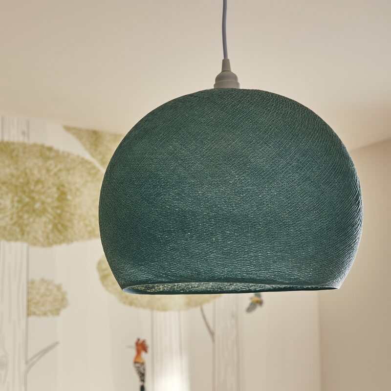 Suspension COUPOLE coloris vert de gris 36 cm
