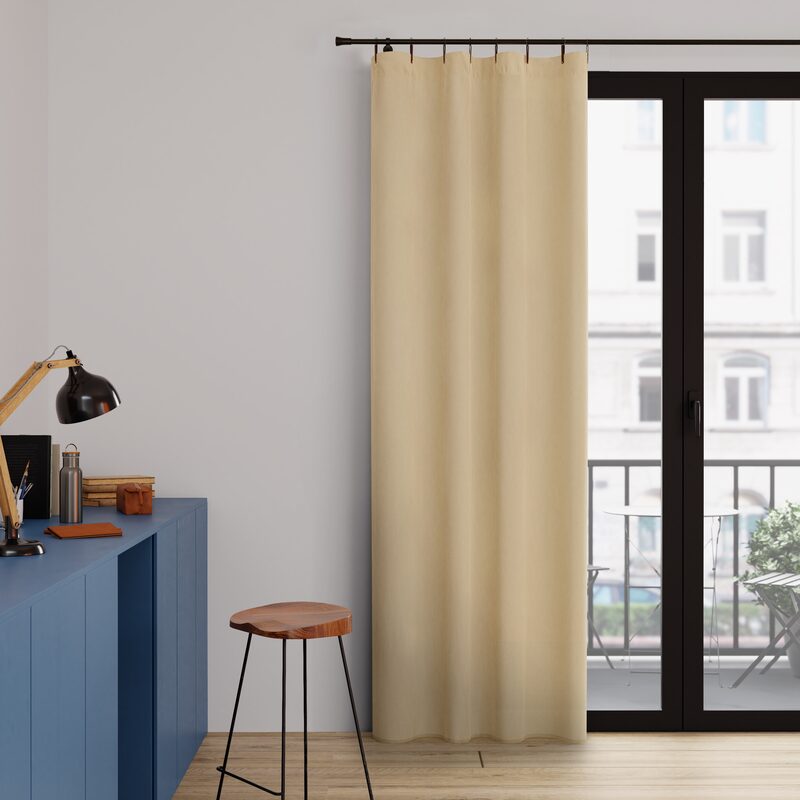 Rideau MOODY coloris ivoire 140 x 260 cm