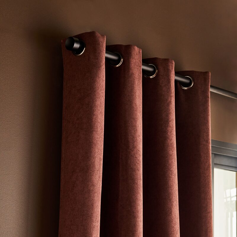 Rideau thermique KINLEY coloris cappuccino 140 x 260 cm