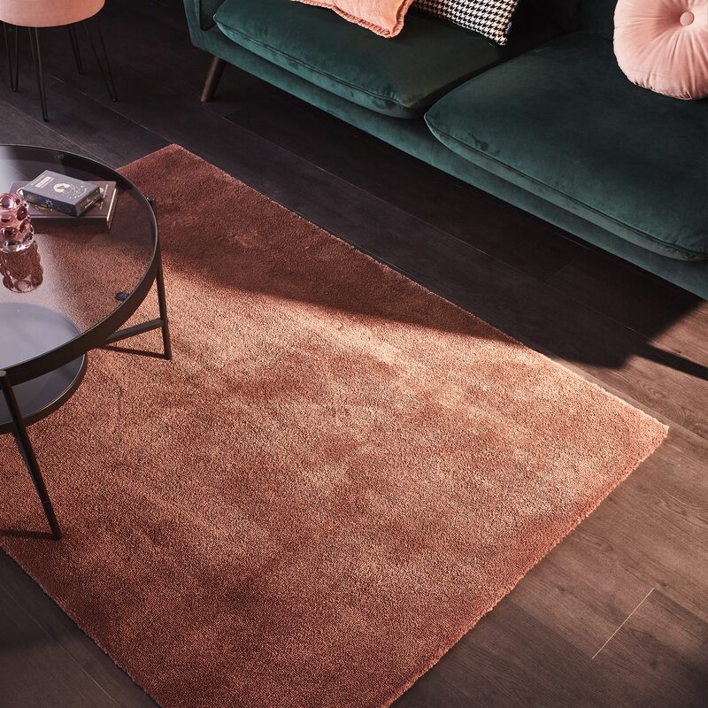 Tapis FAME coloris bordeaux 120 x 170 cm
