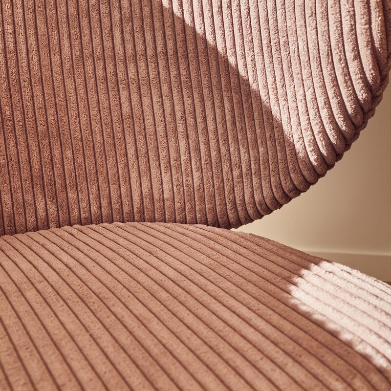 Chaise SUZANNE coloris rose poudré