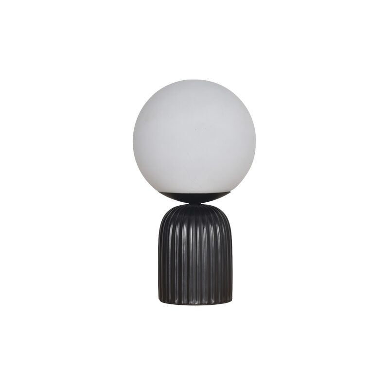 Lampe à poser PENELOPE coloris noir 26,5 x 15 cm