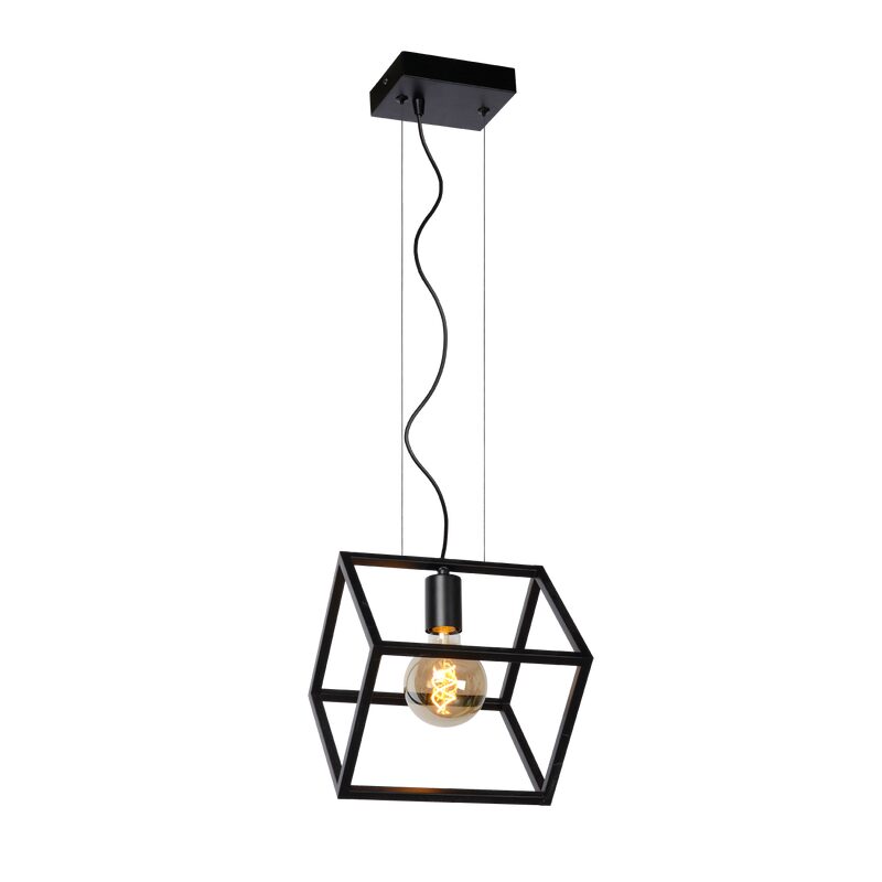 Suspension FABIAN coloris noir 28 x 25 cm