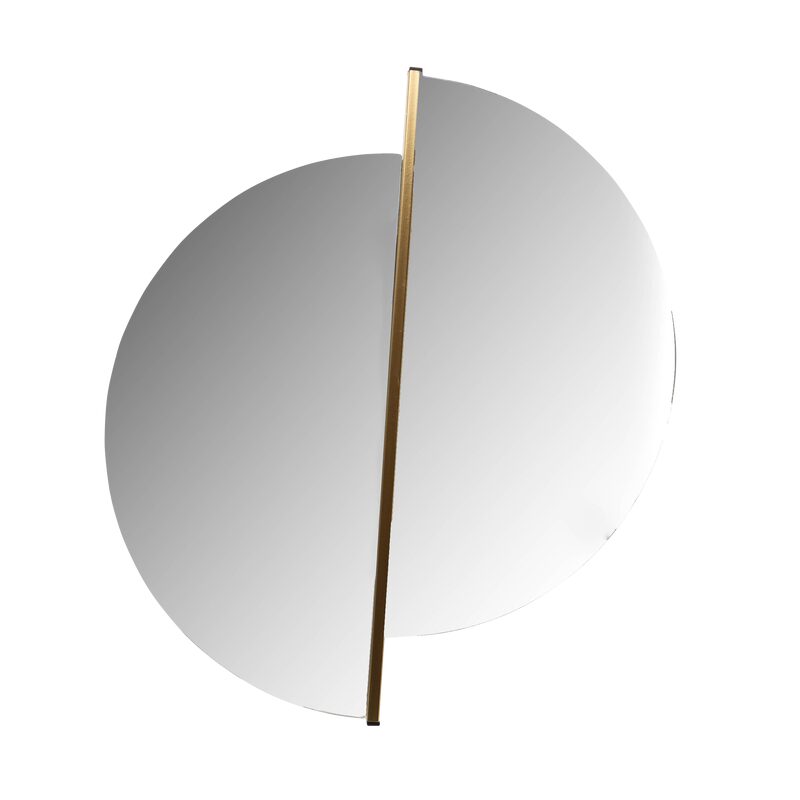 Miroir en métal SOLIA 44 x 51 cm