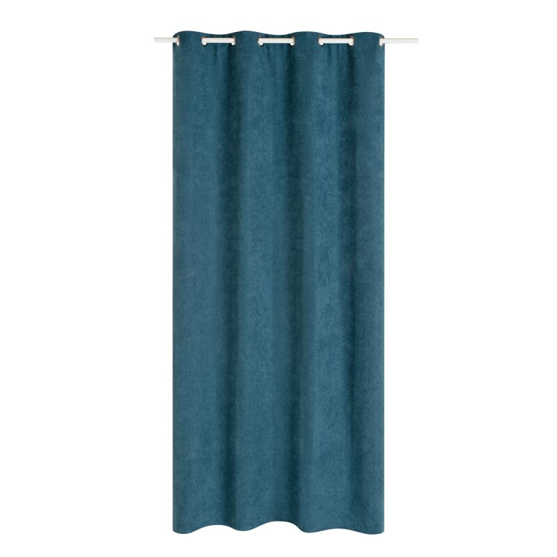 Rideau thermique KINLEY coloris bleu paon 140 x 260 cm