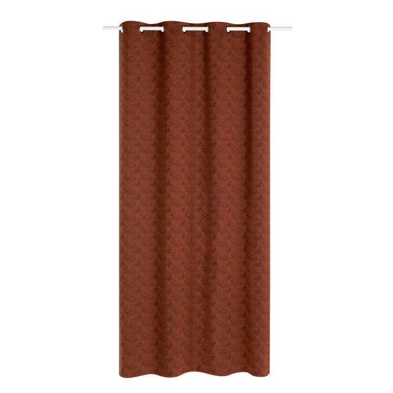 Rideau OSSIDO coloris brique 140 x 260 cm