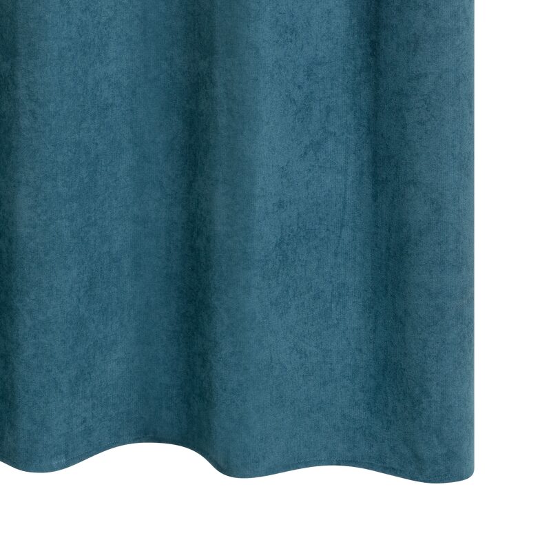 Rideau thermique KINLEY coloris bleu paon 140 x 260 cm