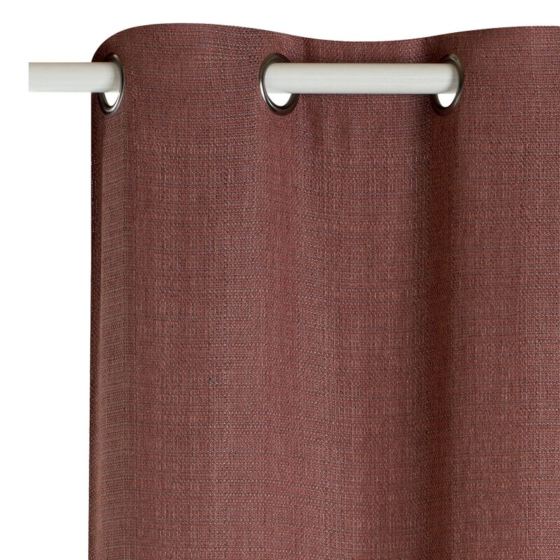 Rideau DAVILIEN coloris cognac 140 x 260 cm