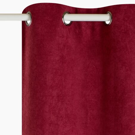 Rideau thermique KINLEY coloris marsala 140 x 260 cm