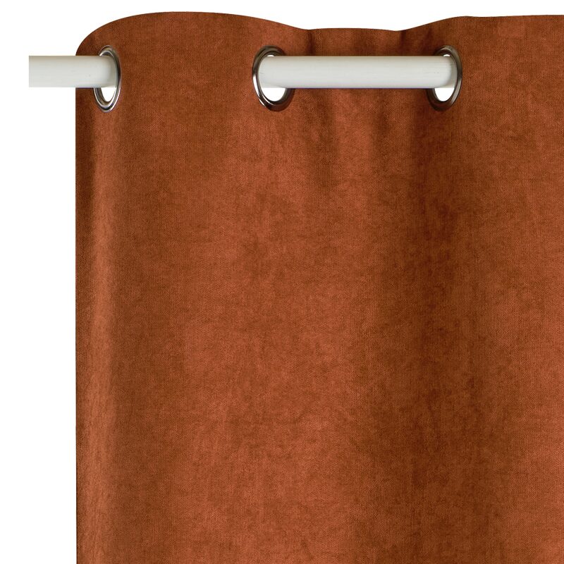 Rideau thermique KINLEY coloris caramel 140 x 260 cm