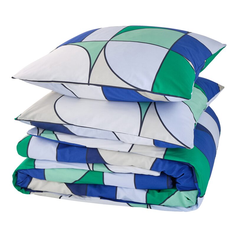 Parure de lit en toile de coton EXTENDED coloris multicolore 260 x 240 cm