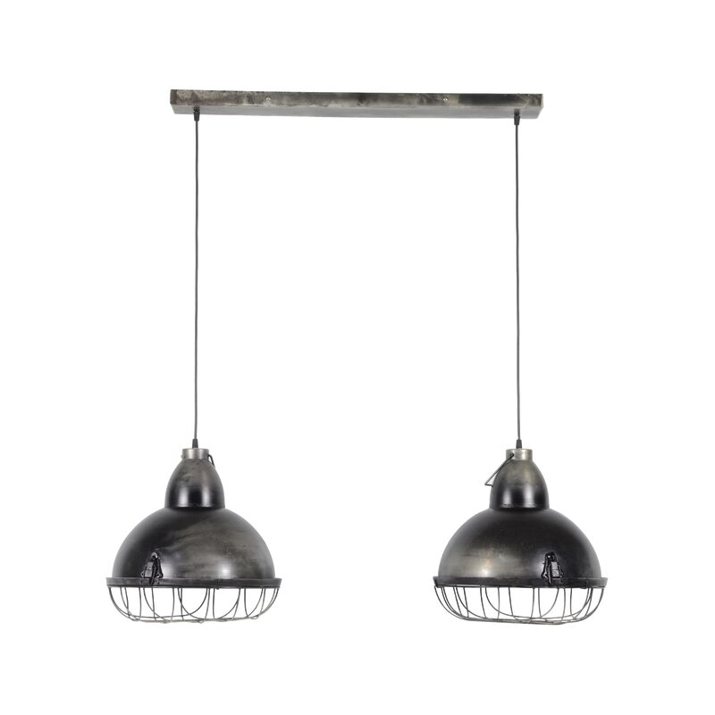 Suspension ATTAN coloris gris 38 x 100 cm