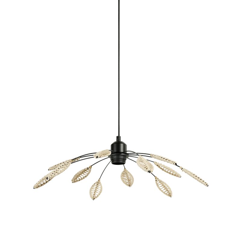 Suspension TIL coloris paille et noir 10 x 50 cm