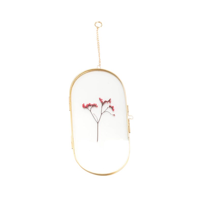 Déco murale CASSANDRA coloris doré hauteur 37 cm