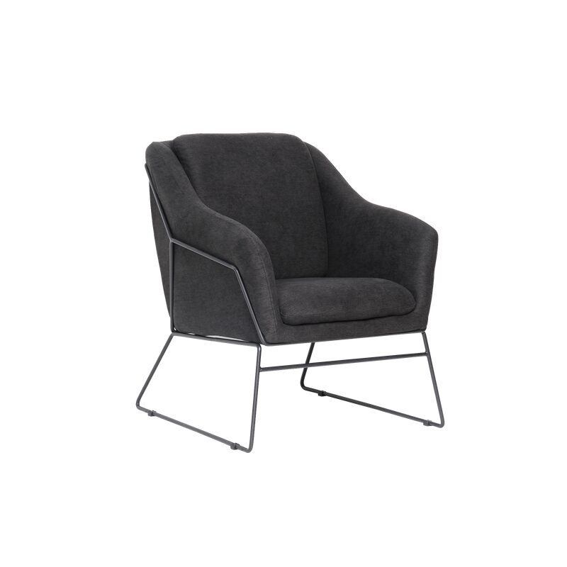 Fauteuil LUDO coloris noir