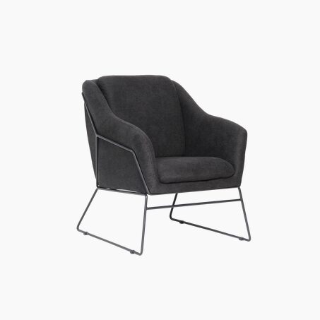 4MURS Fauteuil LUDO coloris noir