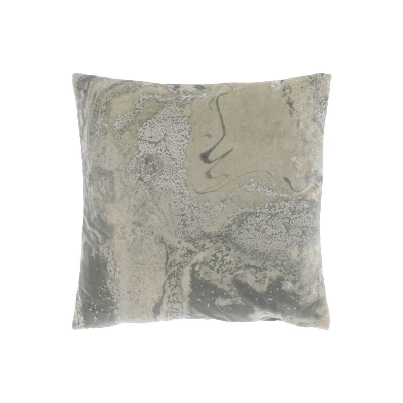 Coussin VICTORYA coloris gris 45 x 45 cm