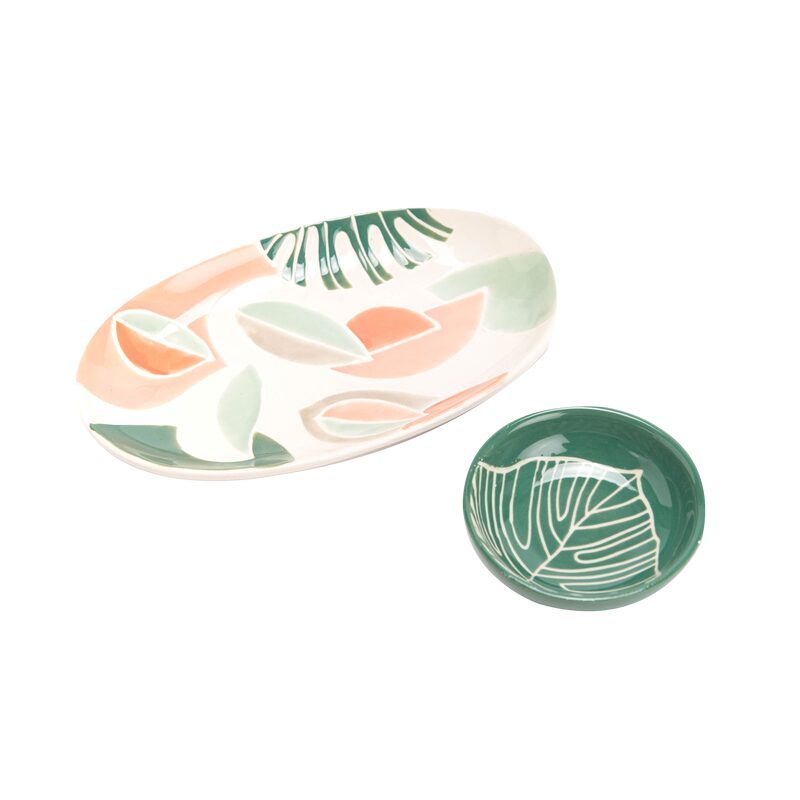 Assiette LOT DE 2 COUPELLES NATUREVA coloris multicolore