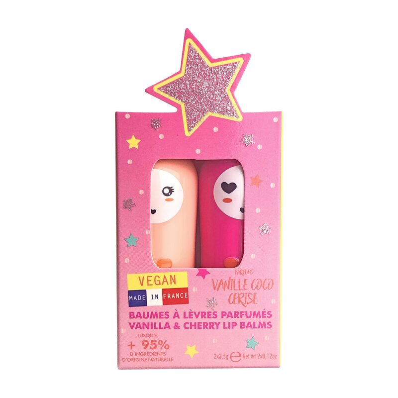 Baume à lèvres COFFRET STARLIGHT Vanille-Coco / Cerise
