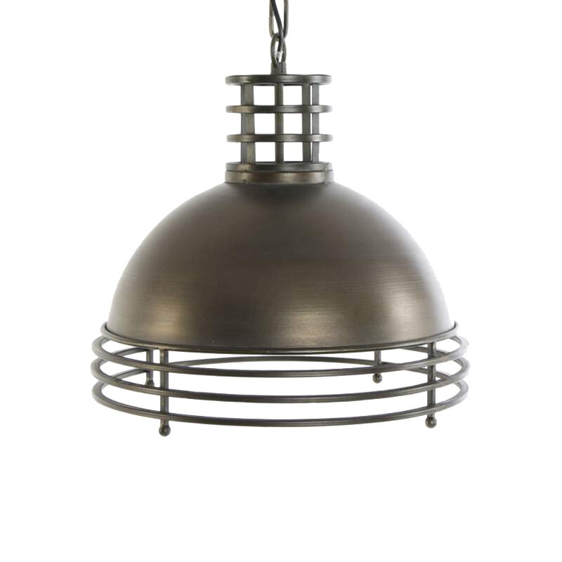 Suspension OKLA coloris argent 40 x 38 cm