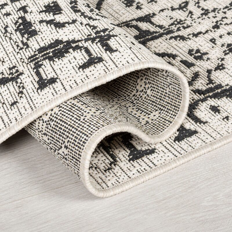 Tapis FUERA coloris gris beige 160 x 230 cm