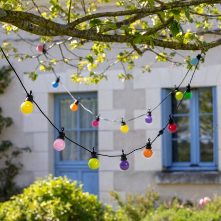 Guirlande boules lumineuse - multico, Linge de lit & Déco