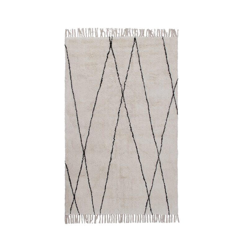 Tapis OSCAR coloris blanc 160 x 230 cm