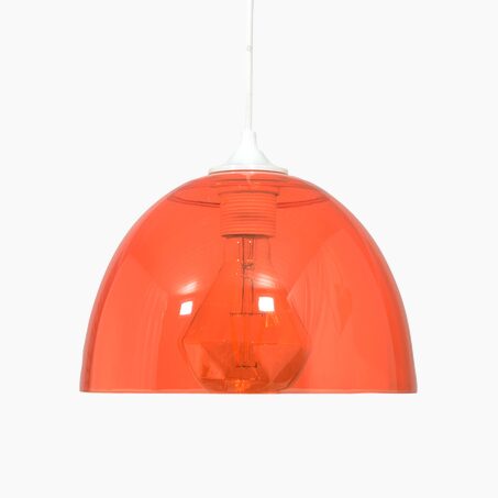 Suspension BUZZI coloris rouge 21 x 23 cm