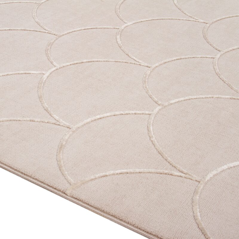 Tapis MILLIE coloris crème 133 x 190 cm
