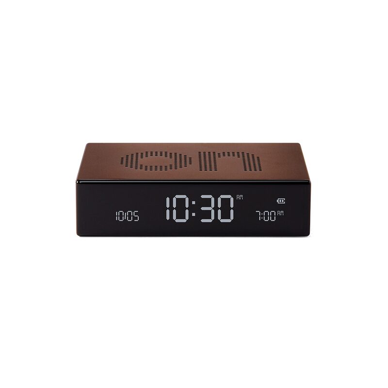 Réveil FLIP PREMIUM coloris bronze