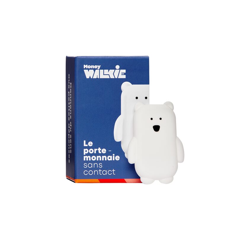 Objet connecté MONEY WALKIE OURS coloris blanc