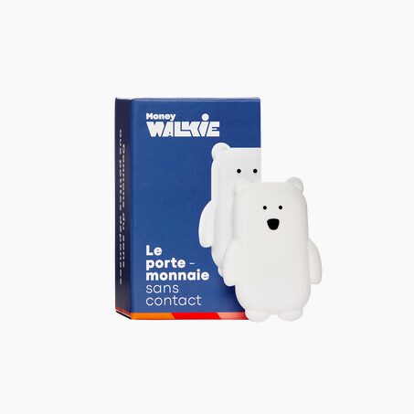 Objet connecté MONEY WALKIE OURS coloris blanc