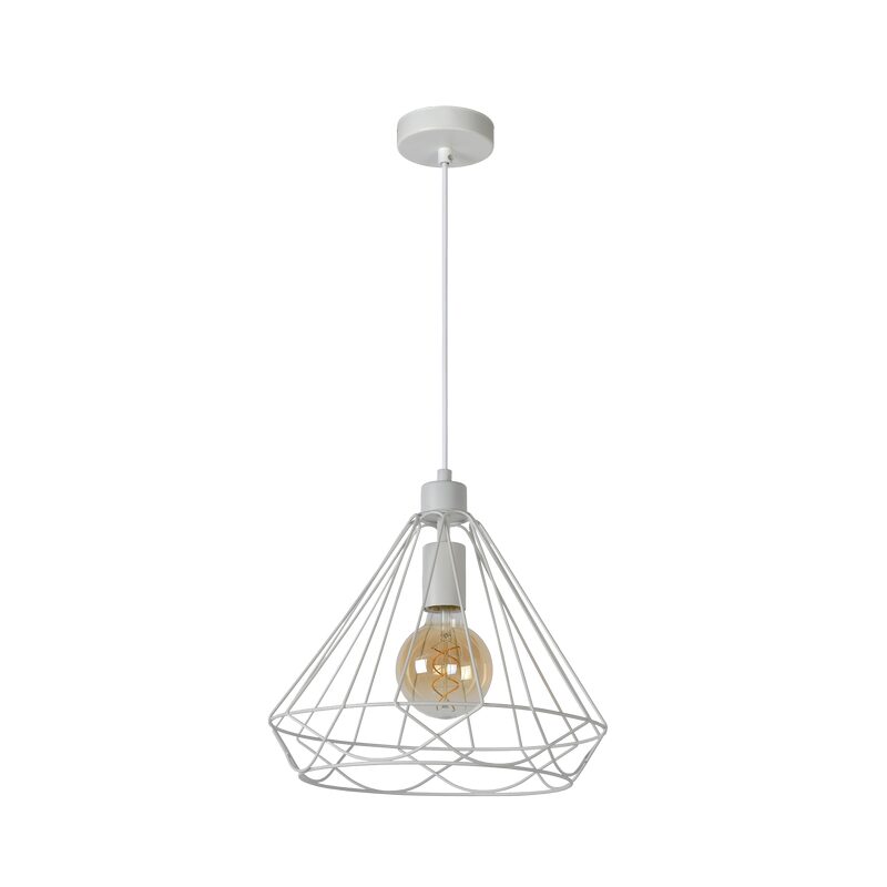 Suspension KYARA coloris blanc 31,5 x 33 cm