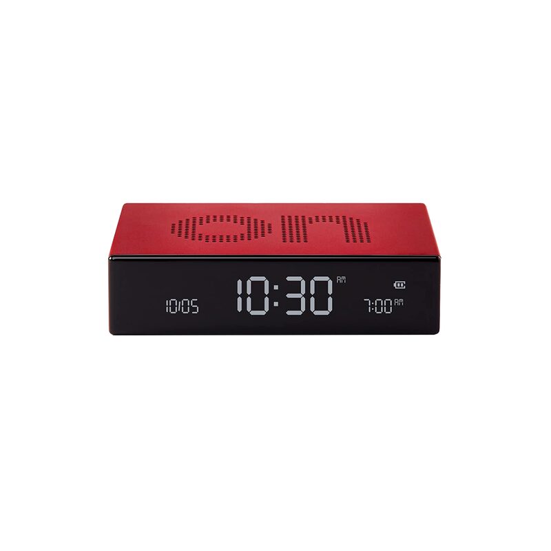Réveil FLIP PREMIUM coloris rouge