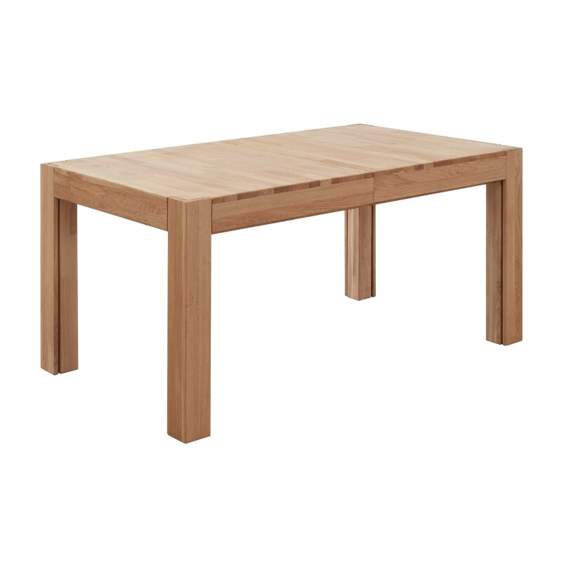 Table extensible LUCIE coloris naturel 90 x 160 cm
