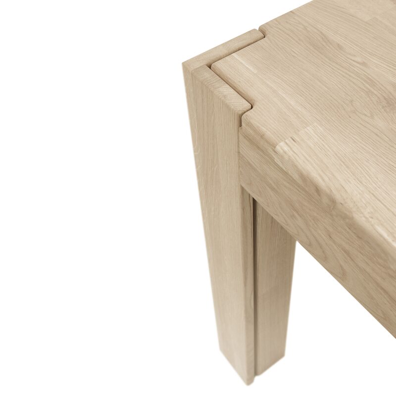 Table extensible LUCIE coloris naturel 90 x 160 cm