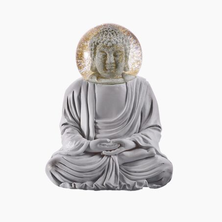 Donkey Boule à neige BUDDHA coloris gris