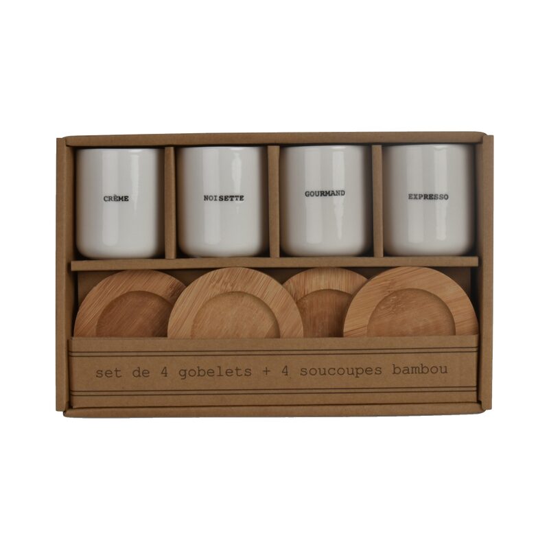 Tasse SCRIBE COFFEE coloris blanc