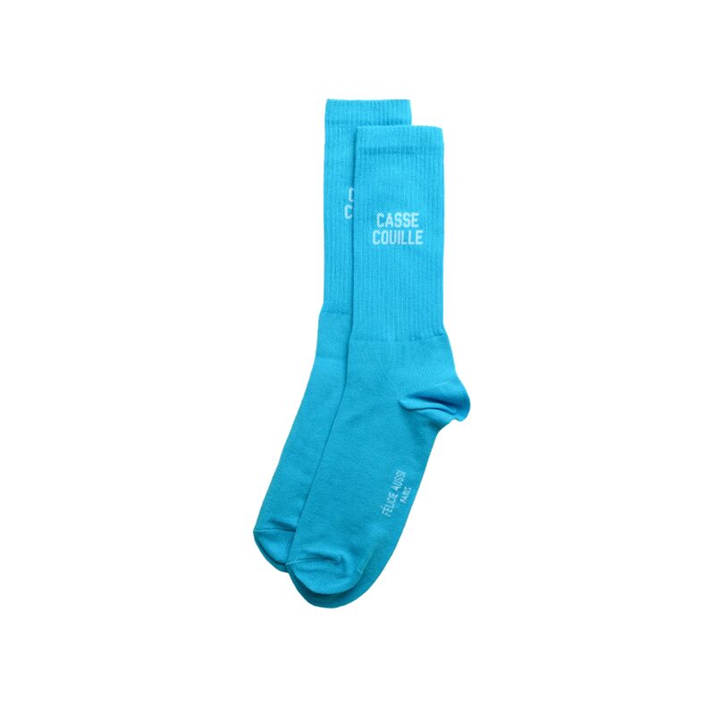 Chaussettes CASSE-COUILLE coloris turquoise