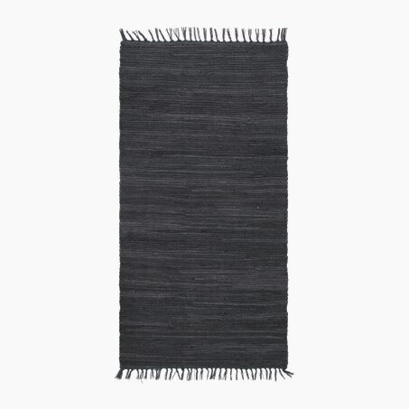 Tapis TINA coloris gris foncé 50 x 80 cm