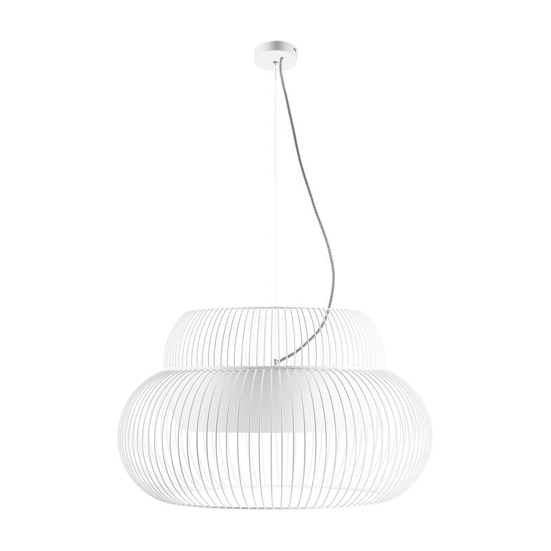 Suspension ATLAS coloris blanc 41,2 x 70 cm