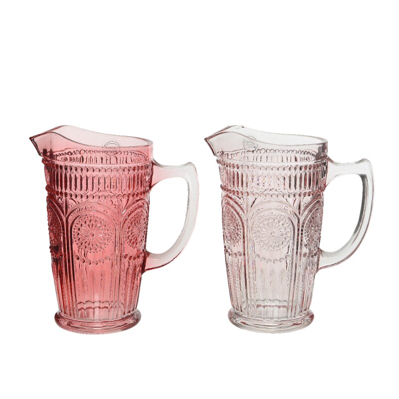 Carafe FIORI coloris rose